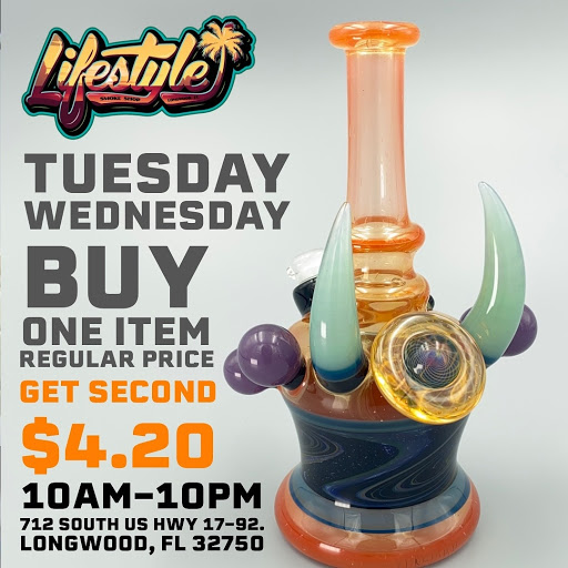 Tobacco Shop «Lifestyle Smoke Shop», reviews and photos, 712 S US Hwy 17 92, Longwood, FL 32750, USA