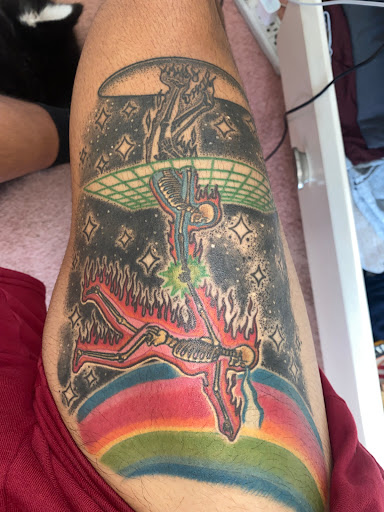 Explore cover up tattoo ideas female hand, creative tattoo ideas in North Arlington, available at Art In Motion Tattoo Studio