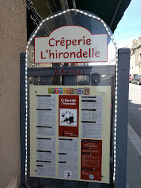 Crèperie L'hirondelle à Cancale menu