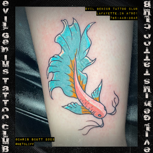 Explore devil may cry tattoo ideas, creative tattoo ideas in Lafayette, available at Evil Genius Tattoo Club