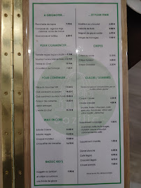 Menu / carte de BAZILIC restaurant à Boulogne-sur-Mer