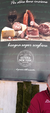 Osteria New York à Broccostella menu