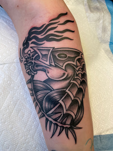 Explore sacred heart tattoo ideas, creative tattoo ideas in Junction City, available at Patriot Tattoo Company