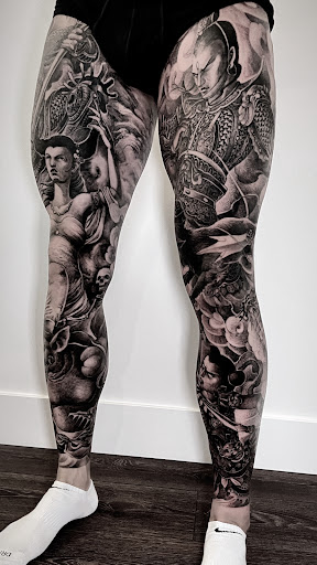 Explore sport tattoo ideas, creative tattoo ideas in Los Angeles, available at Hailin Tattoo Studio
