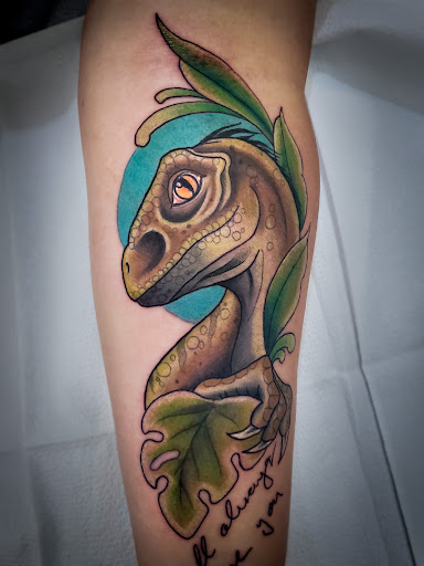 Explore grandson tattoo ideas for grandma, creative tattoo ideas in Richmond, available at Loose Screw Tattoo