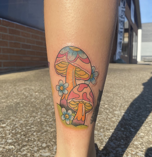 Explore dexter tattoo ideas, creative tattoo ideas in Fairmont, available at Sleazy Studios