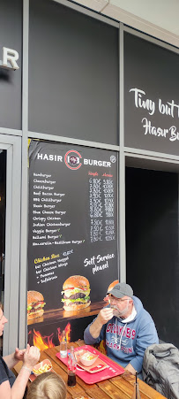 Hasir Burger à Berlin menu
