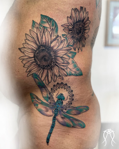 Explore hair tattoo ideas, creative tattoo ideas in Scipio Center, available at Ace of Wands Private Tattoo & Tarot Studio . Appointment Only