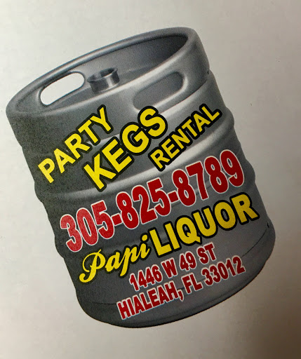 Liquor Store «PAPI LIQUORS and KEGS», reviews and photos, 1446 W 49th St, Hialeah, FL 33012, USA