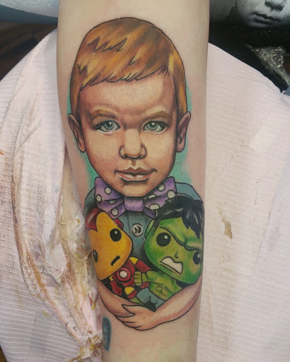 Explore friend group tattoo ideas, creative tattoo ideas in Green Bay, available at Skinny Buddha Tattoo