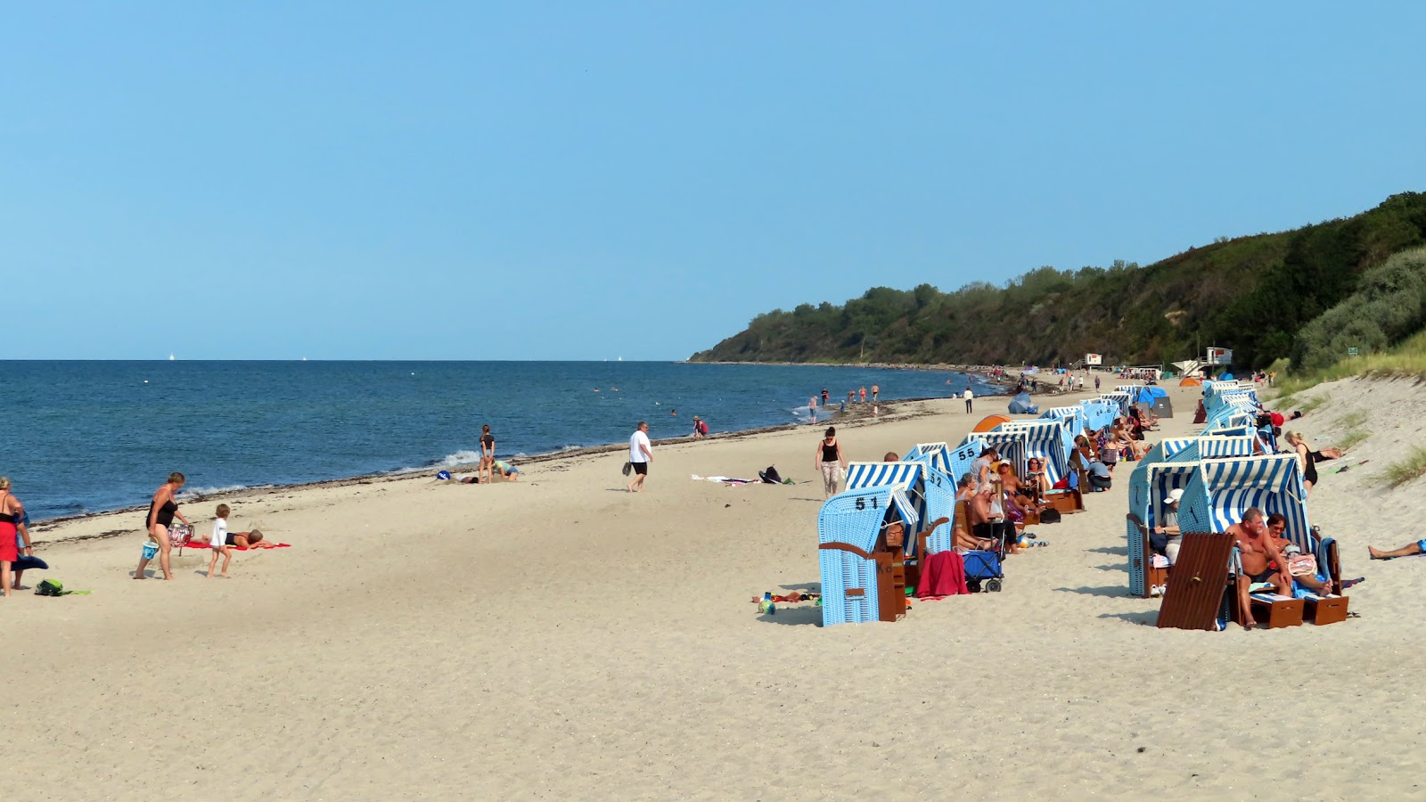 Fotografija Plaža Rerik z svetel pesek površino