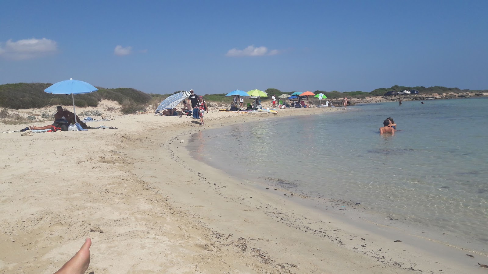 Foto von Spiaggia calette di salve befindet sich in natürlicher umgebung