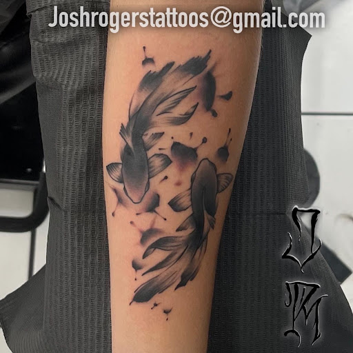 Explore oni mask tattoo ideas, creative tattoo ideas in Sherwood, available at Golden Lotus Tattoo Studio