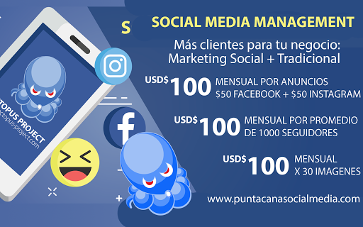 Punta Cana Social Media - Octopus Project