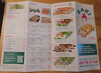 Menu du Saki Sushi à Berlin
