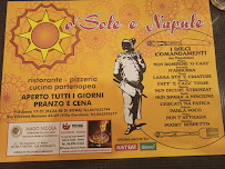 Menu du O' Sole e' Napule - Ristorante Pizzeria à Rome
