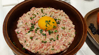 Steak tartare du Restaurant français La place Longchamp à Paris - n°6