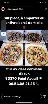 Pizza du Pizzeria Opizz Saint Aygulf à Fréjus - n°8