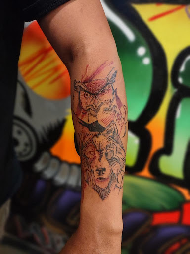 Explore name cover up tattoo ideas, creative tattoo ideas in Puyallup, available at Get Right Studios