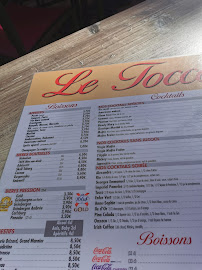 Menu du Brasserie Le Tocco à Hyères