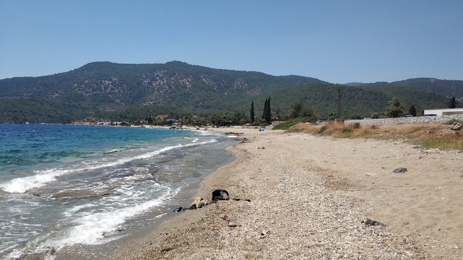 Kumcaz beach的照片 具有部分干净级别的清洁度