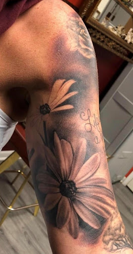 Explore tattoo ideas for cover up, creative tattoo ideas in Geneva, available at BTK Ink