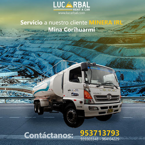 Lucarbal Rent a Car Eirl. - Alquiler de Camionetas Huanuco - Agencia de alquiler de autos