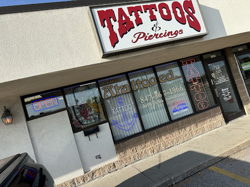 Explore jolly roger tattoo ideas, creative tattoo ideas in Libertyville, available at Art With Atattooed