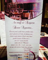 Menu du Ristorante Zurito di Corda Gian Piero à Villacidro