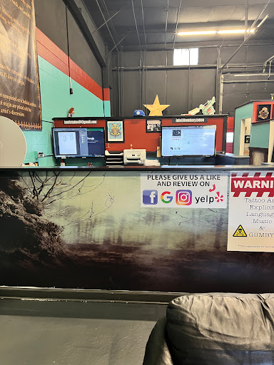 Explore red tattoo ideas, creative tattoo ideas in Oswego, available at The Inkery Tattoo Studio