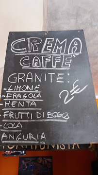 'A Camionista à Eboli menu