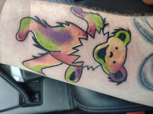 Explore coraline tattoo ideas, creative tattoo ideas in Hanceville, available at Dodge City Tattoo Company