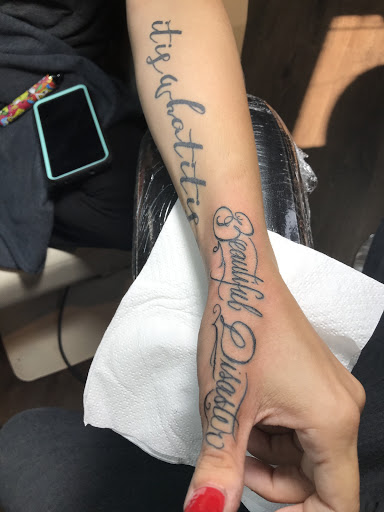 Explore elbow tattoo ideas male, creative tattoo ideas in Lake Charles, available at Brand-X Tattoo & Piercing