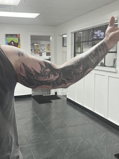 Explore picasso tattoo ideas, creative tattoo ideas in Norfolk, available at Black Rose & Dagger Tattoo