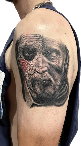 Explore german shepherd tattoo ideas, creative tattoo ideas in Knoxville, available at Skin Surffers