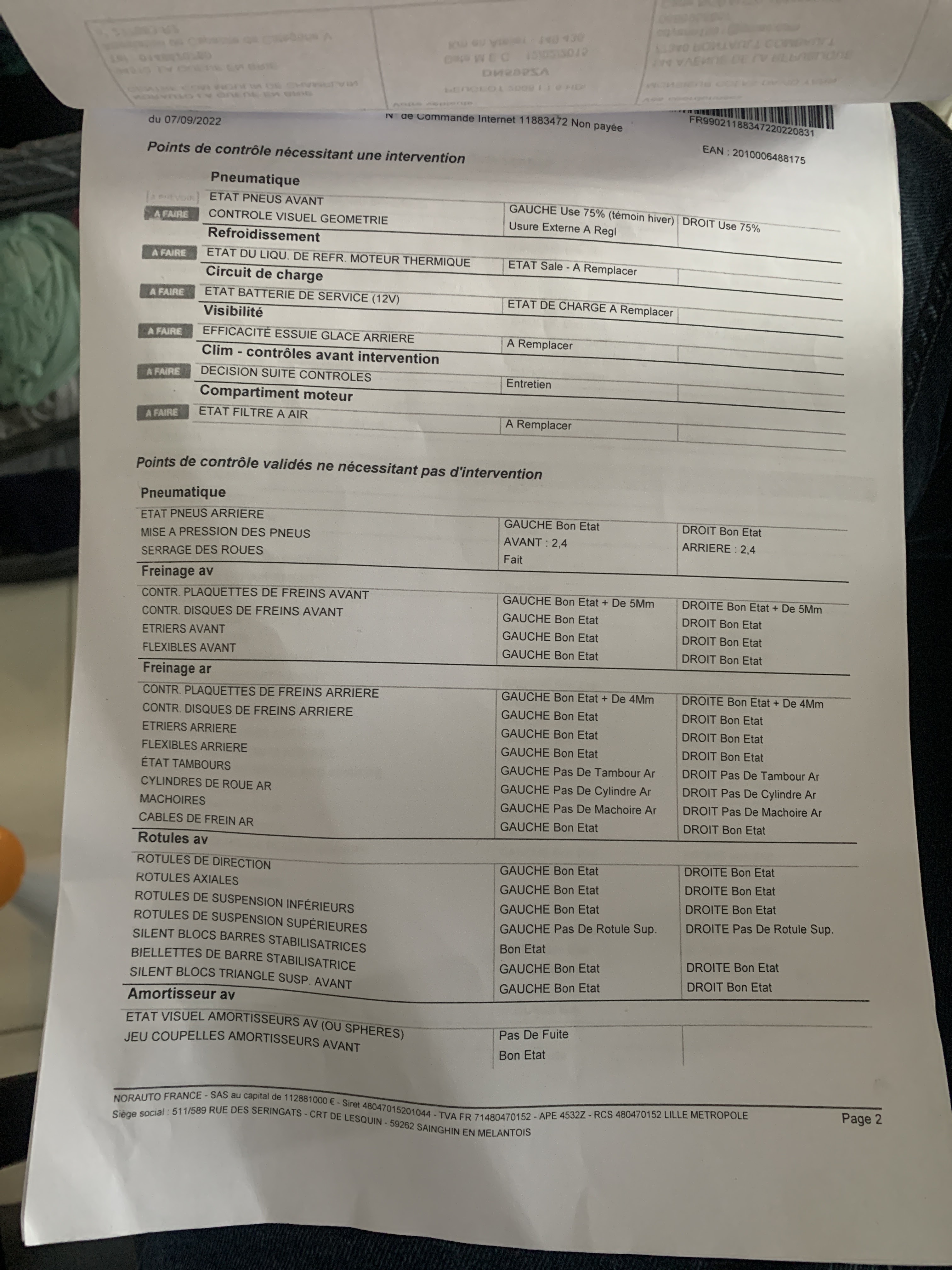 Photo n° 2 de l'avis de Yann.o fait le 10/09/2022 à 16:37