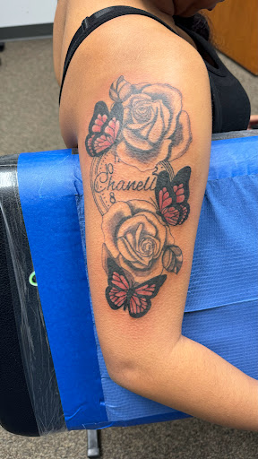 Explore treble clef tattoo ideas, creative tattoo ideas in Waldorf, available at Hypnotique Ink