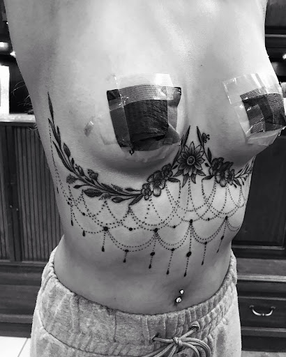 Explore background filler tattoo ideas, creative tattoo ideas in Albuquerque, available at Albuquerque Ink tattoo College Plaza