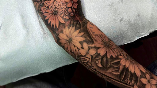 Explore rush tattoo ideas, creative tattoo ideas in Rochester, available at The Ink Cartel Tattoo