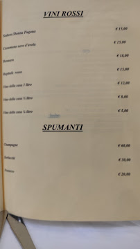 Ristorante La Terrazza à Scopello menu