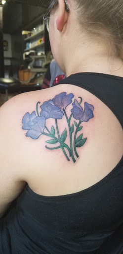 Explore tattoo ideas for guys calf, creative tattoo ideas in Monroe, available at Art Haus Ink