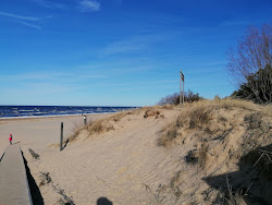 Fotografie cu Garciems beach cu drept și lung