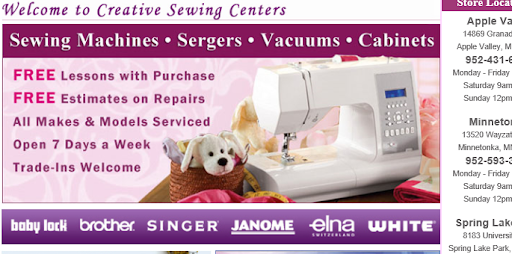 Creative Sewing Centers: Spring Lake Park