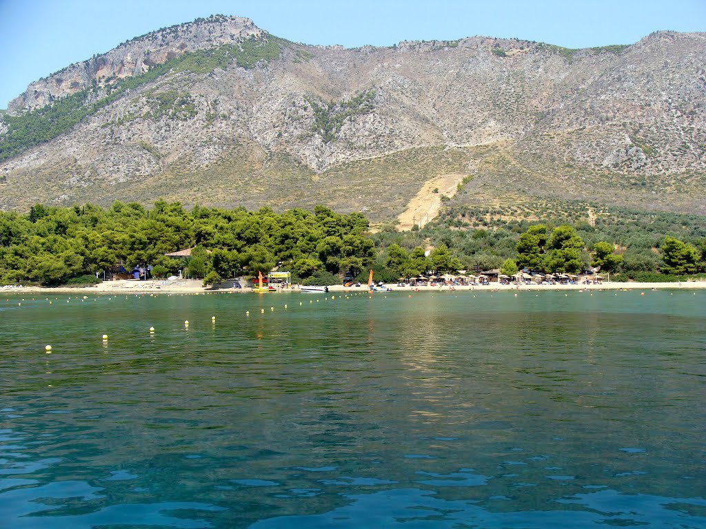 Foto di Chrysi Akti beach con baia spaziosa