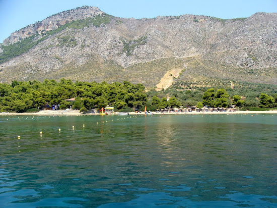 Chrysi Akti beach