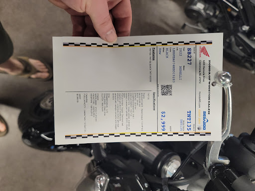 Motorcycle Dealer «Honda of Winston-Salem», reviews and photos, 591 S Stratford Rd, Winston-Salem, NC 27103, USA