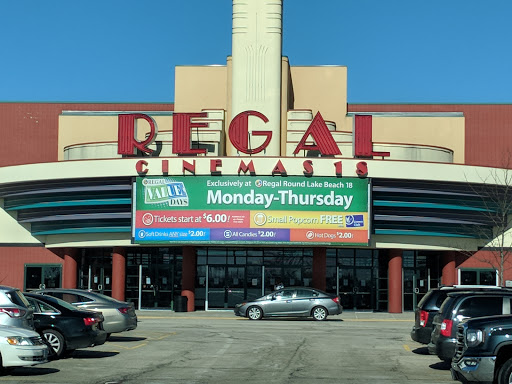 Movie Theater «Regal Cinemas Round Lake Beach 18», reviews and photos, 550 E Rollins Rd, Round Lake Beach, IL 60073, USA