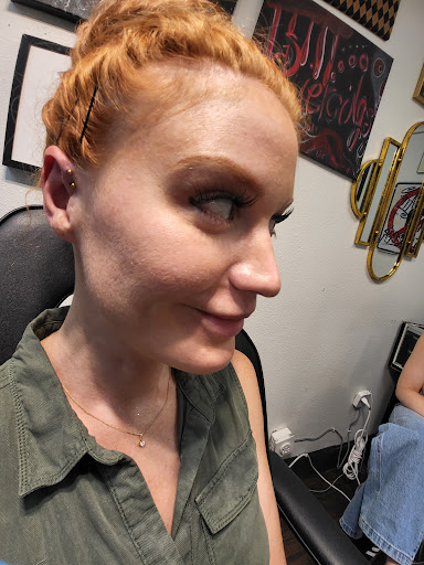 Explore butterfly leg tattoo ideas, creative tattoo ideas in Fort Collins, available at Solana Tattoo Company