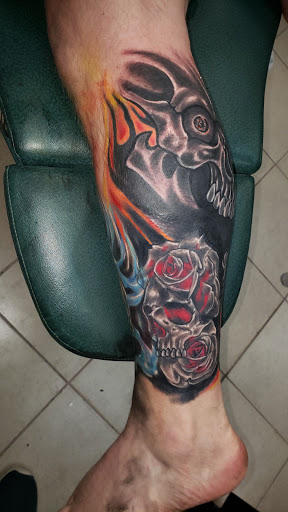 Explore forearm rose tattoo ideas, creative tattoo ideas in Lebanon, available at Infinity Ink Tattoo and Body Piercings