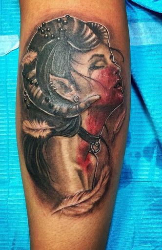 Explore compass rose tattoo ideas, creative tattoo ideas in Waco, available at Top Secret Tattoos and Piercings
